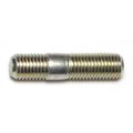 Midwest Fastener Double-End Threaded Stud, 10mm Thread to 42mm Thread, 42 mm, Steel, Zinc Plated, 6 PK 72944